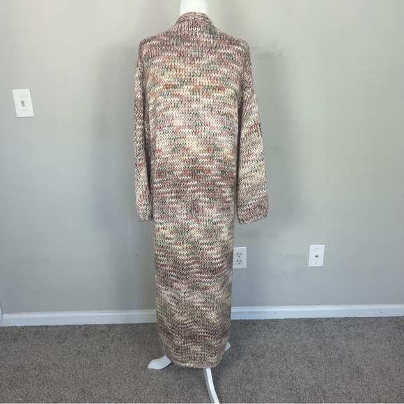 NWT BY ANTHROPOLOGIE SHINE KNIT OPEN FRONT LONG DUSTER CARDIGAN SWEATER ONE SIZE - Picture 12 of 16